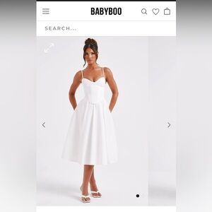 White MIDI/maxi special occasion dress